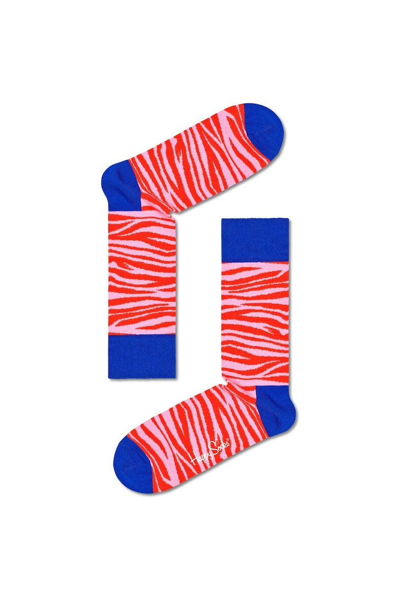 Happy Socks Унисекс дълги чорапи - 4 чифта - Pepit.bg