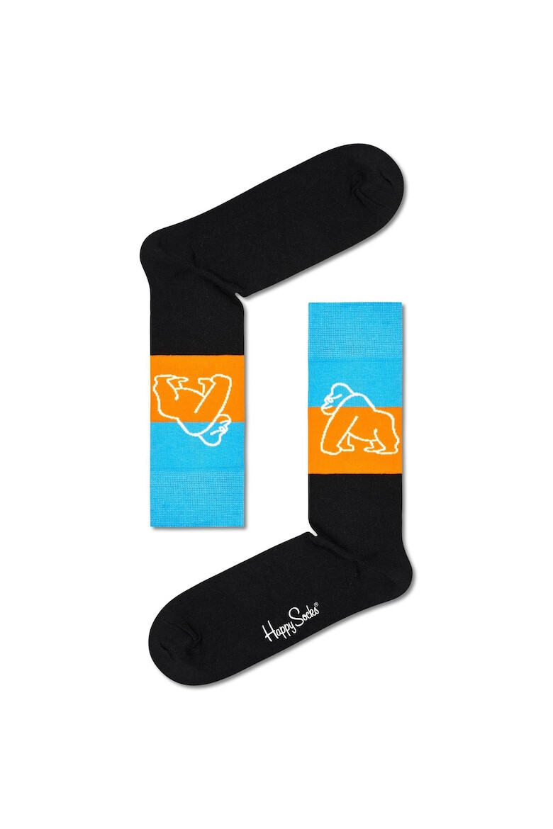 Happy Socks Унисекс дълги чорапи - 4 чифта - Pepit.bg