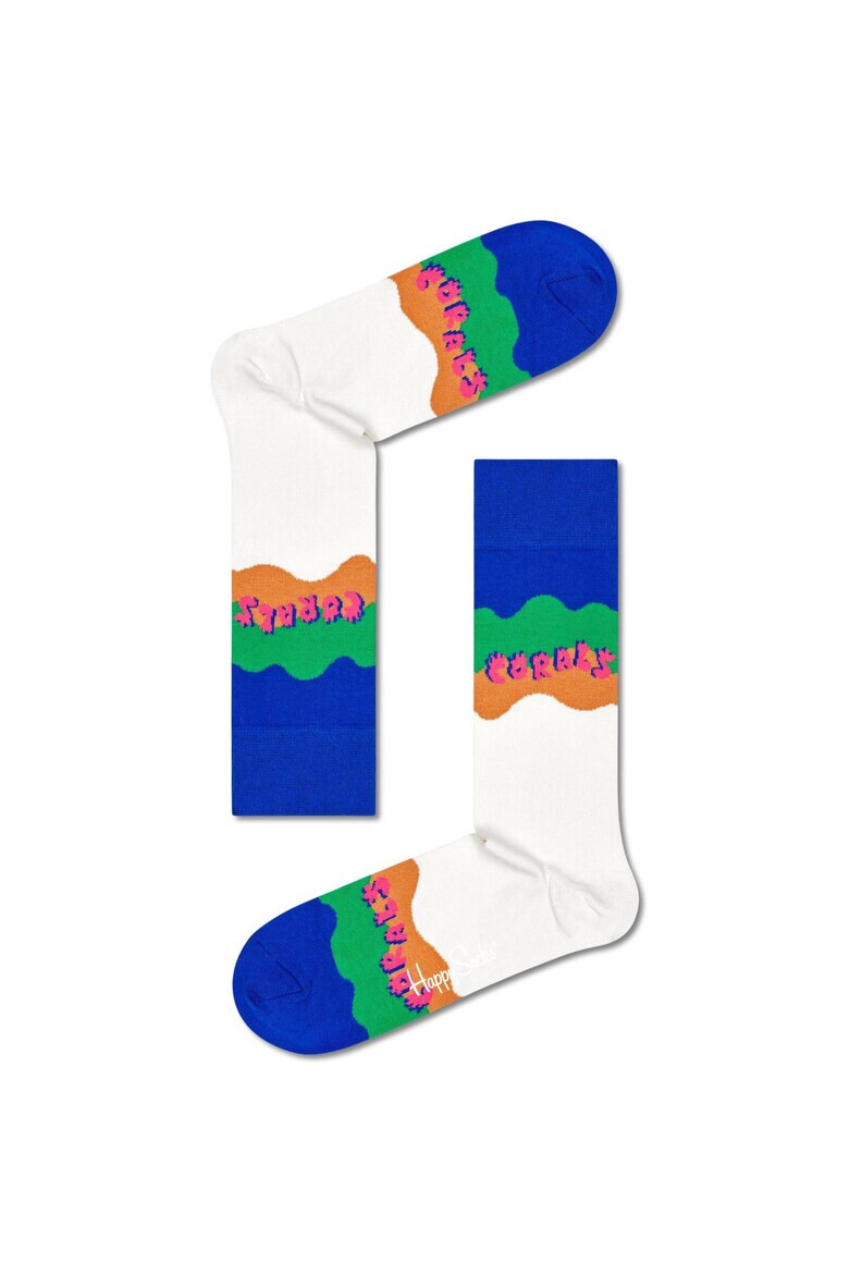 Happy Socks Унисекс дълги чорапи - 4 чифта - Pepit.bg