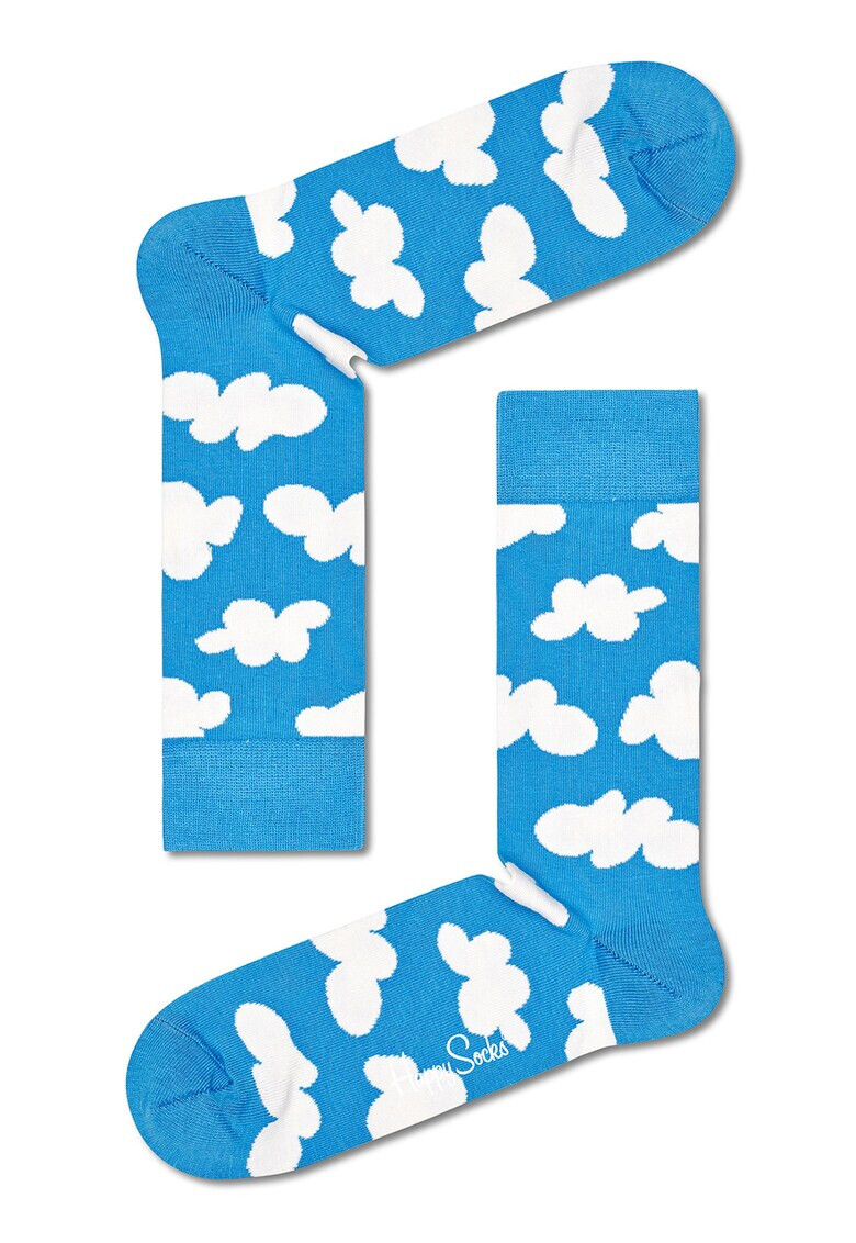 Happy Socks Унисекс дълги чорапи Cloudy - Pepit.bg