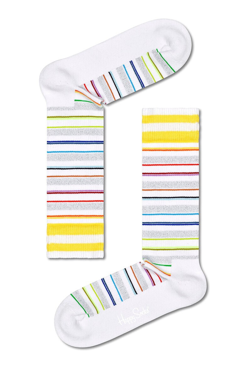 Happy Socks Унисекс дълги чорапи Invisible Stripe - Pepit.bg
