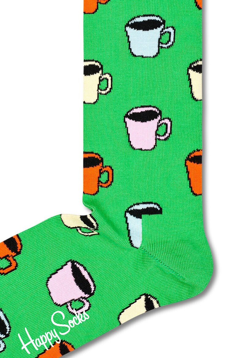 Happy Socks Унисекс дълги чорапи My Cup Of Tea - Pepit.bg