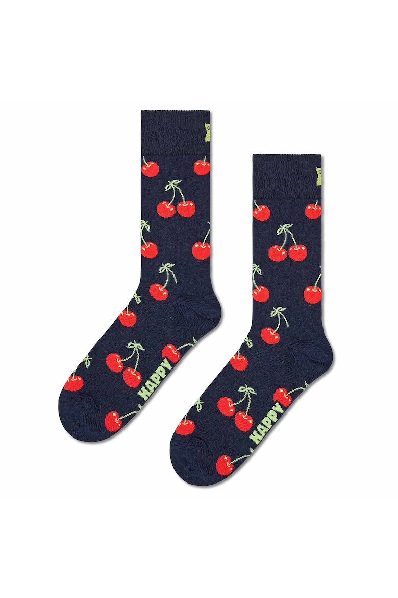 Happy Socks Унисекс дълги чорапи с десен - 3 чифта - Pepit.bg