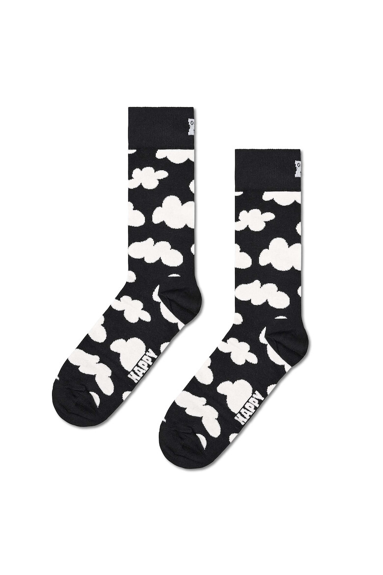 Happy Socks Унисекс дълги чорапи с десен - 3 чифта - Pepit.bg