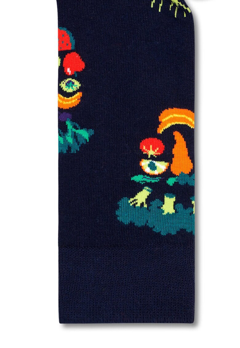 Happy Socks Унисекс дълги чорапи с десен - 4 чифта - Pepit.bg