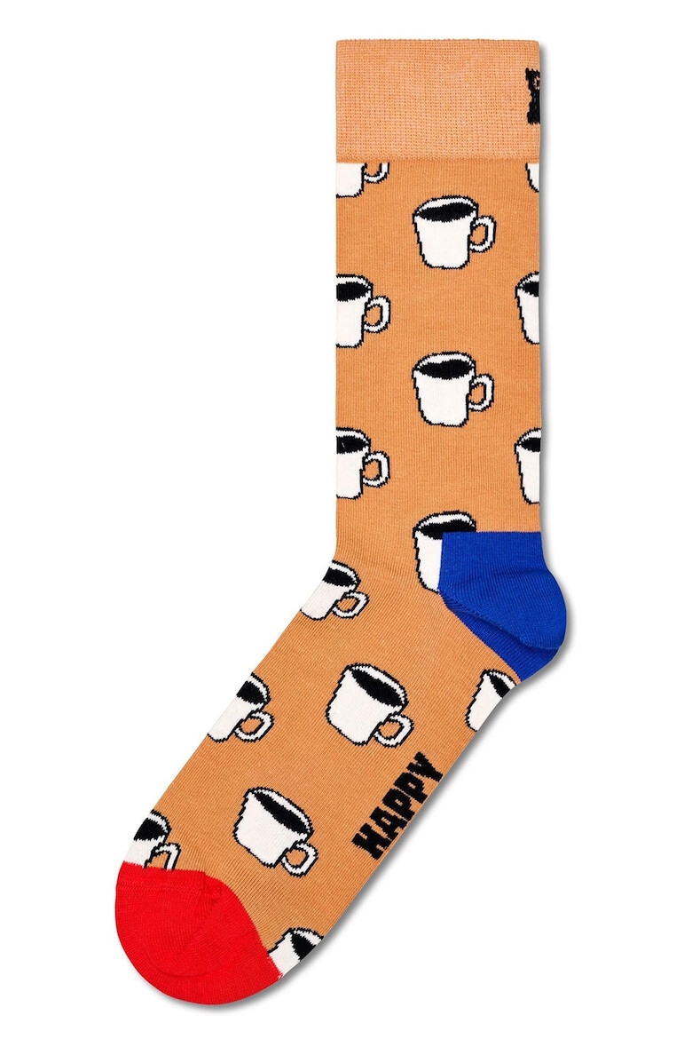Happy Socks Унисекс дълги чорапи с принт - Pepit.bg
