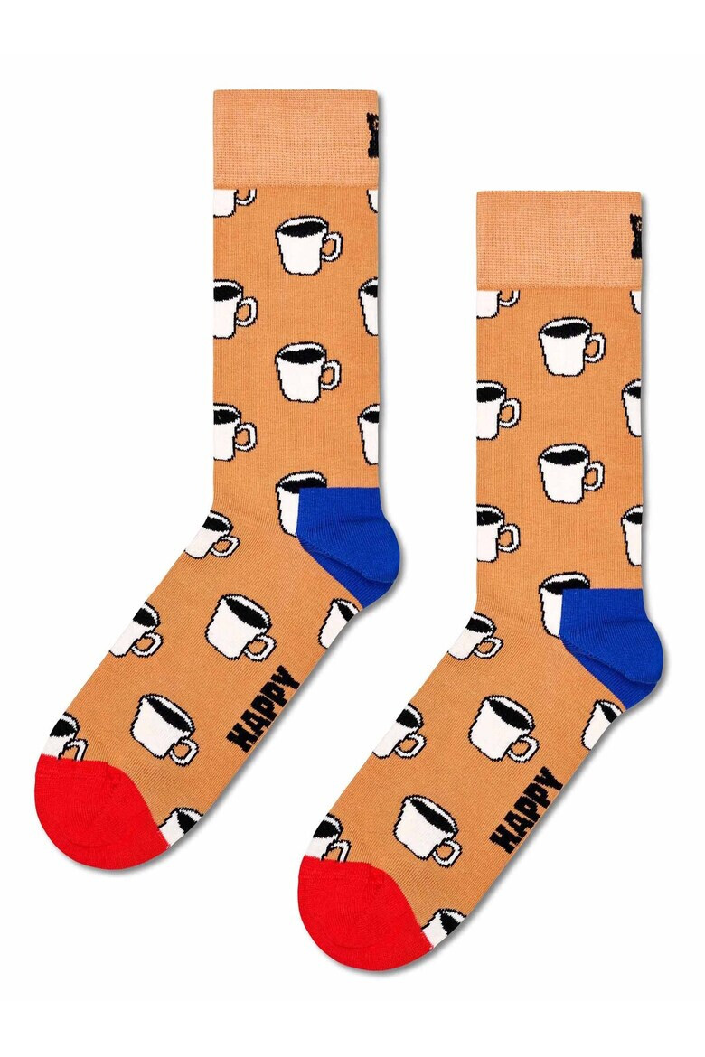 Happy Socks Унисекс дълги чорапи с принт - Pepit.bg