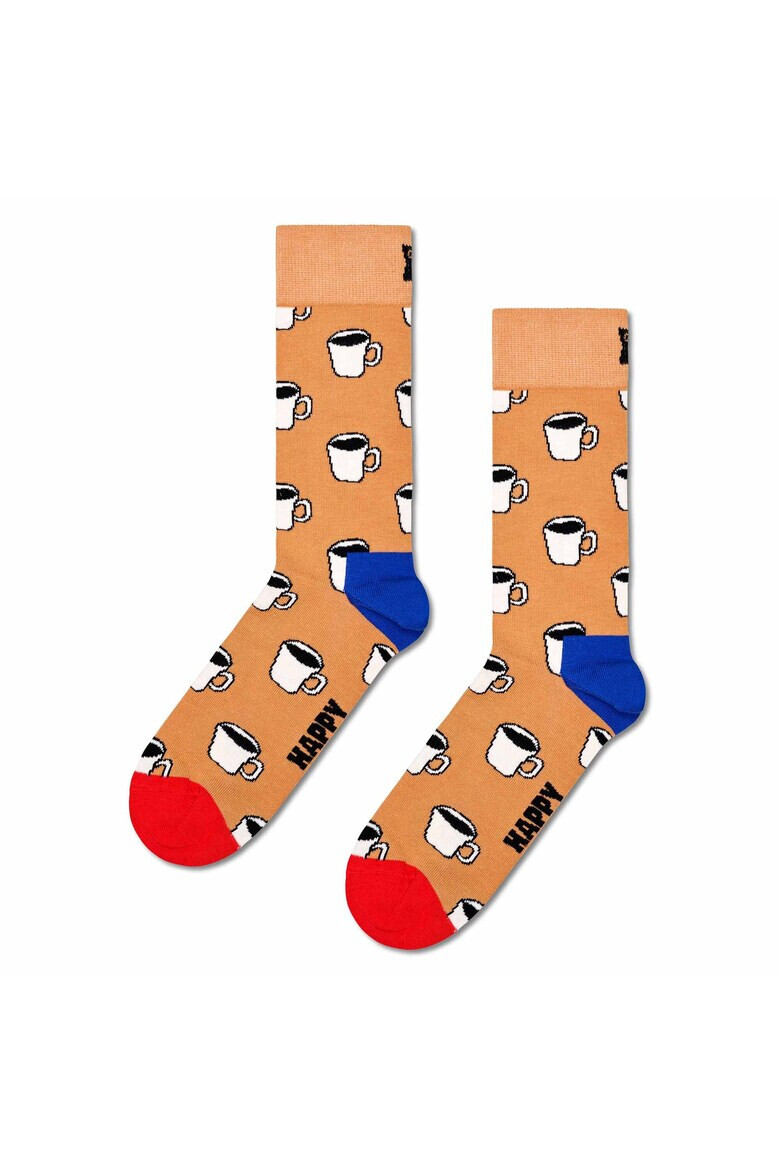 Happy Socks Унисекс дълги чорапи с принт - Pepit.bg