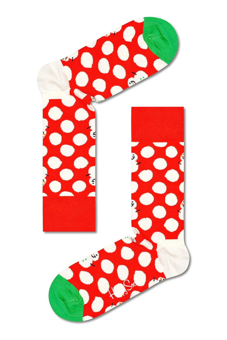 Happy Socks Унисекс дълги чорапи с принт 2 чифта - Pepit.bg