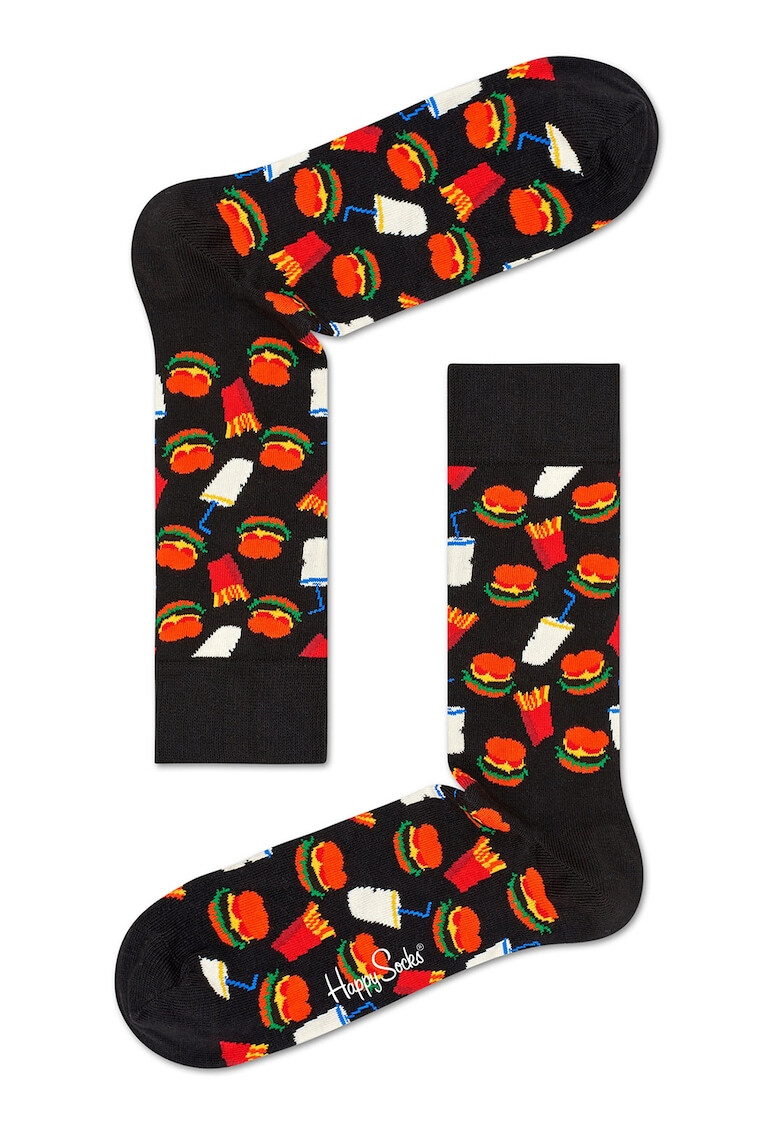 Happy Socks Унисекс дълги чорапи с принт - Pepit.bg