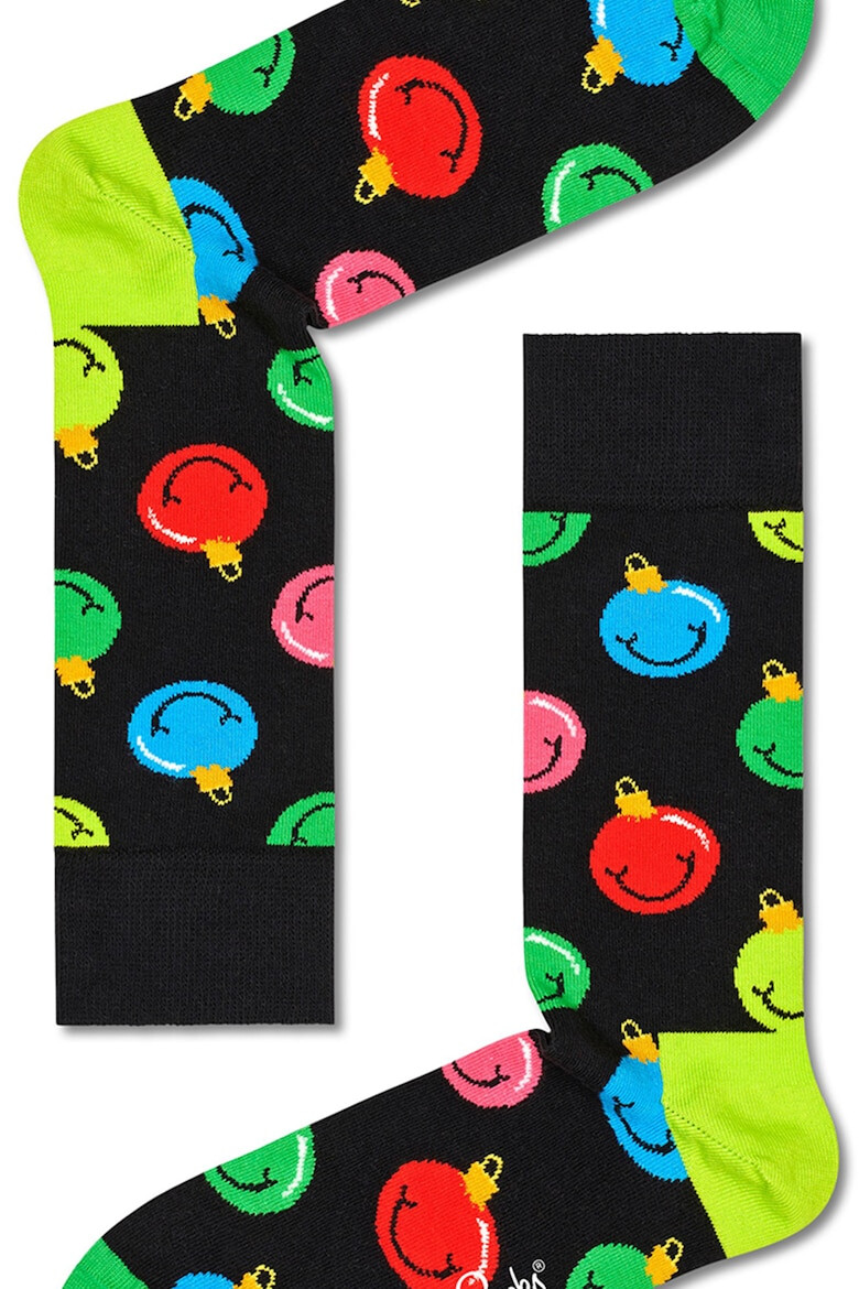 Happy Socks Унисекс дълги чорапи с принт - Pepit.bg