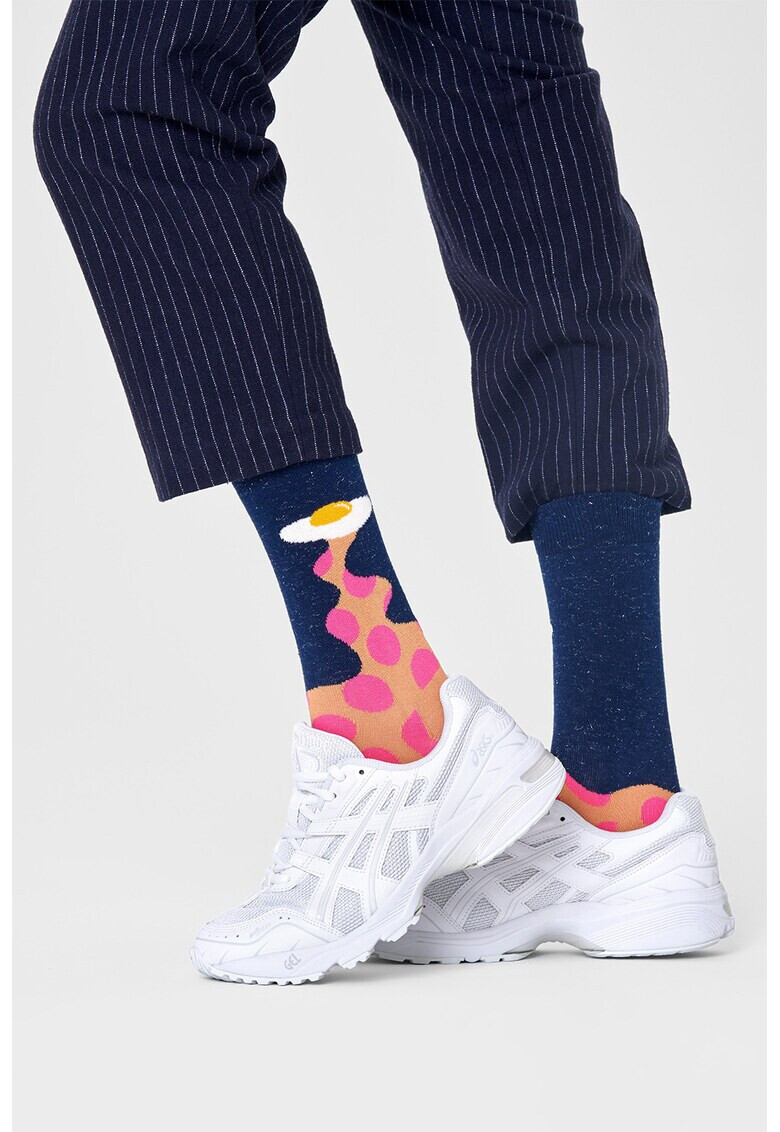 Happy Socks Унисекс дълги чорапи Space Egg - Pepit.bg