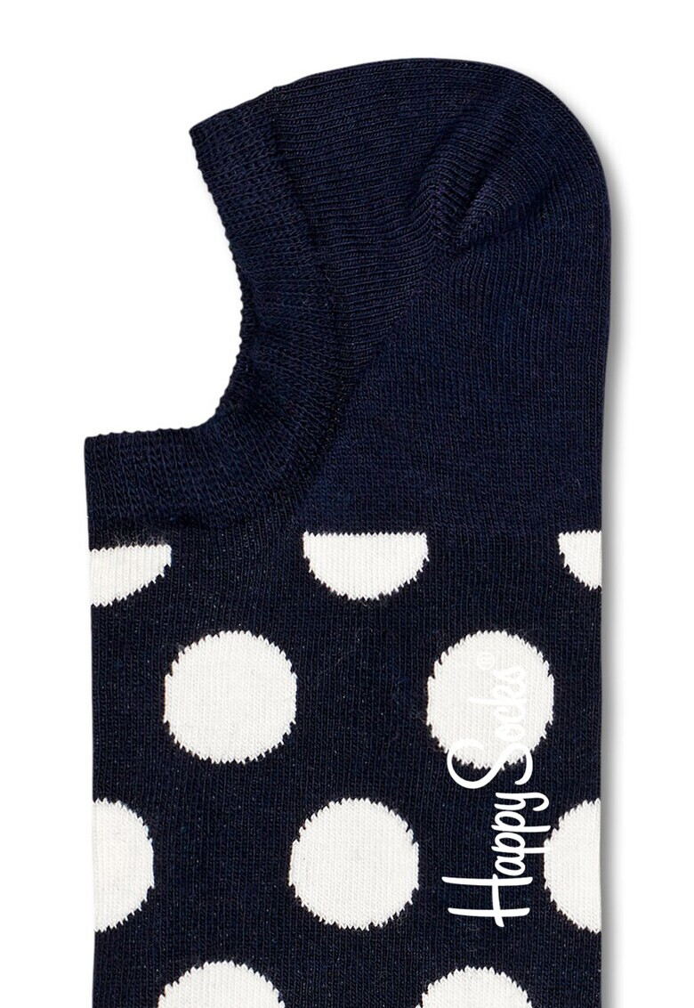 Happy Socks Унисекс изрязани чорапи Big Dot - 3 чифта - Pepit.bg