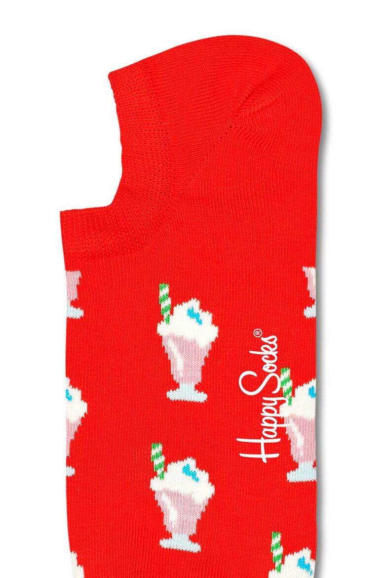 Happy Socks Унисекс изрязани чорапи с ананас - 3 чифта - Pepit.bg