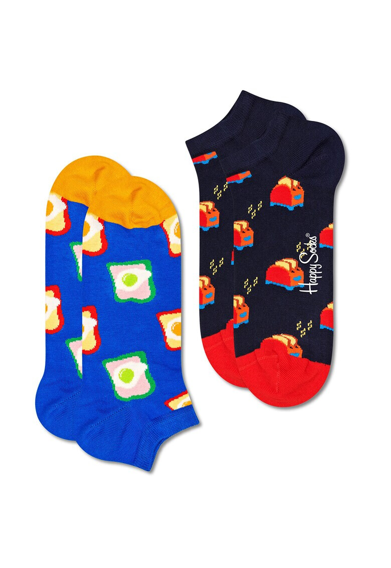 Happy Socks Унисекс къси чорапи - 2 чифта - Pepit.bg