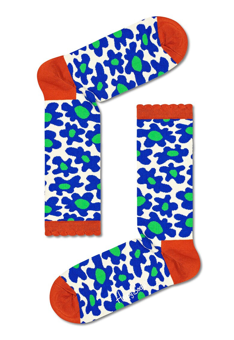 Happy Socks Унисекс къси лги чорапи Flower - Pepit.bg
