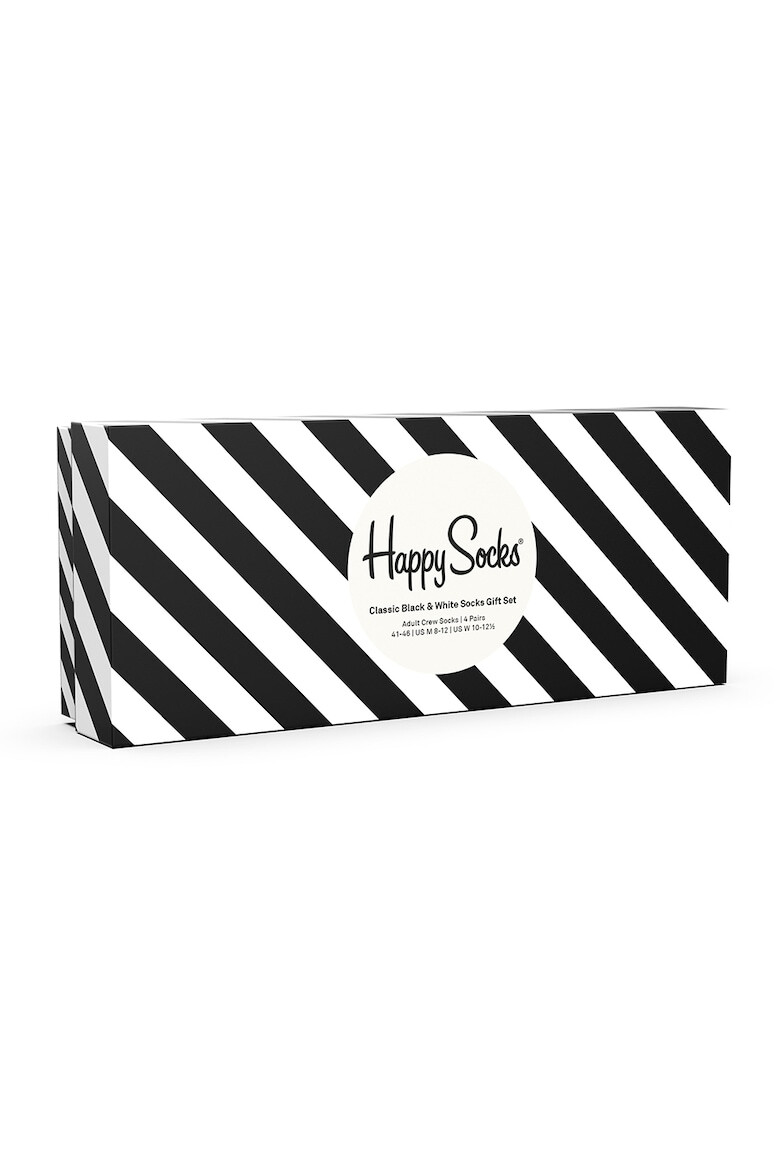 Happy Socks Унисекс подаръчен комплект чорапи - 4 чорапи - Pepit.bg