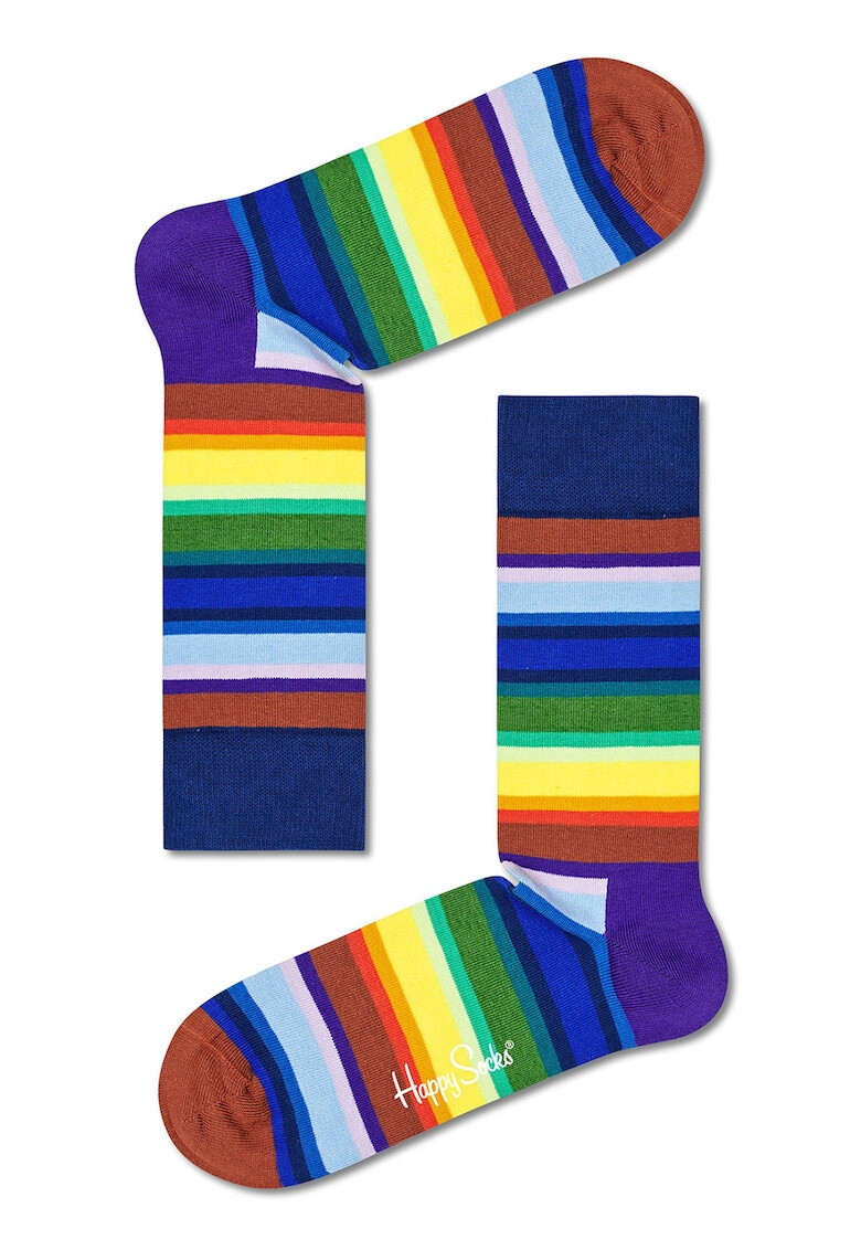 Happy Socks Унисекс раирани чорапи - Pepit.bg