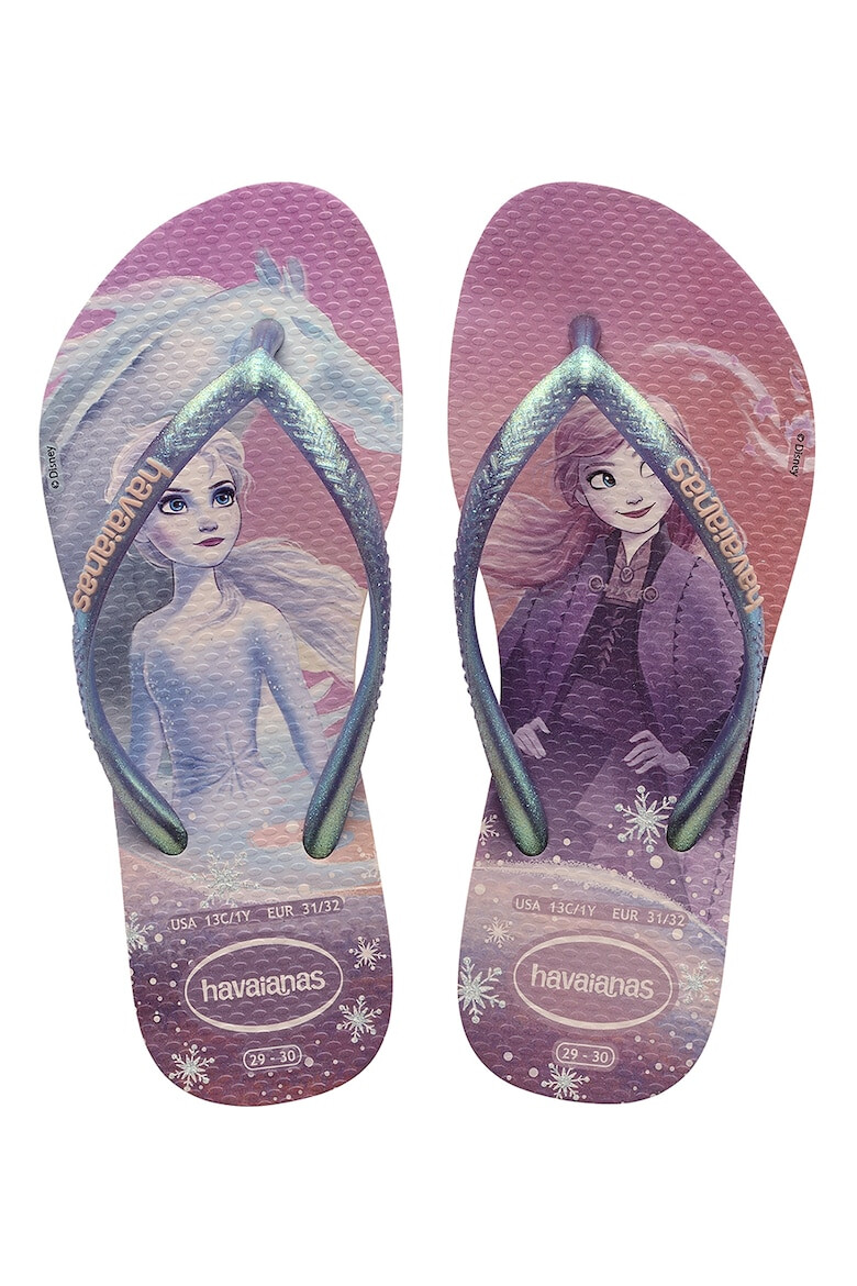 Havaianas Чехли Frozen с разделителна каишка - Pepit.bg