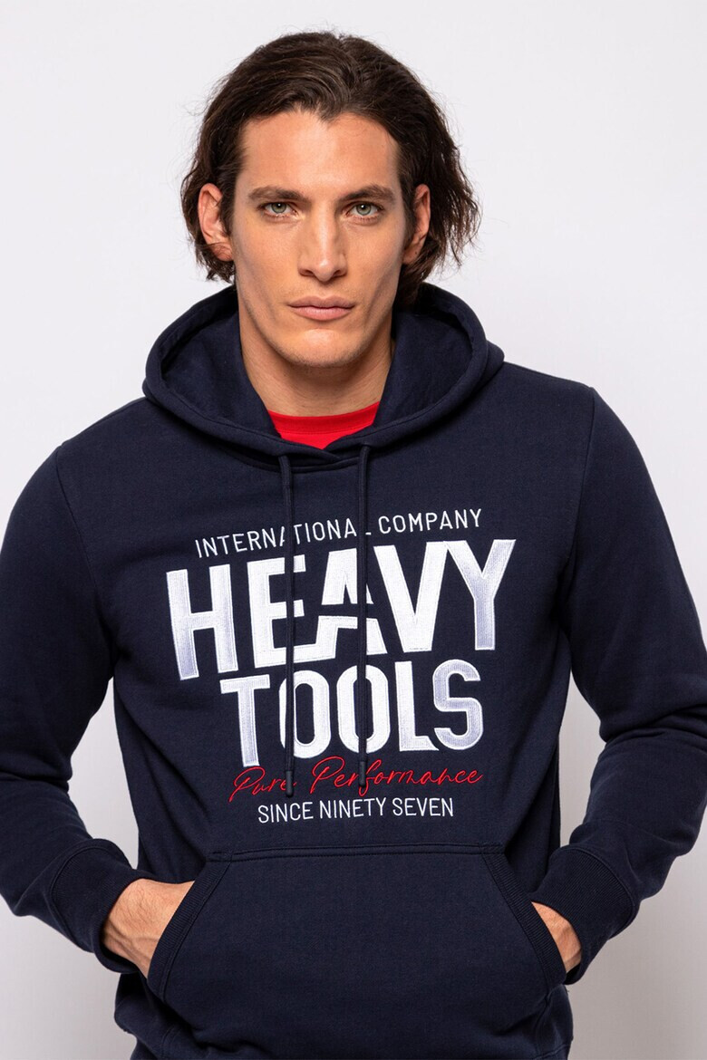 Heavy Tools Худи Skipper с джоб кенгуру и лого - Pepit.bg