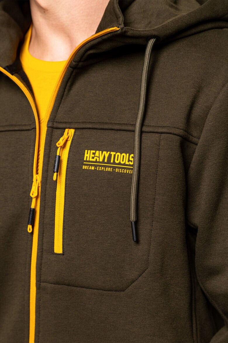 Heavy Tools Худи Spike с памук с цип - Pepit.bg