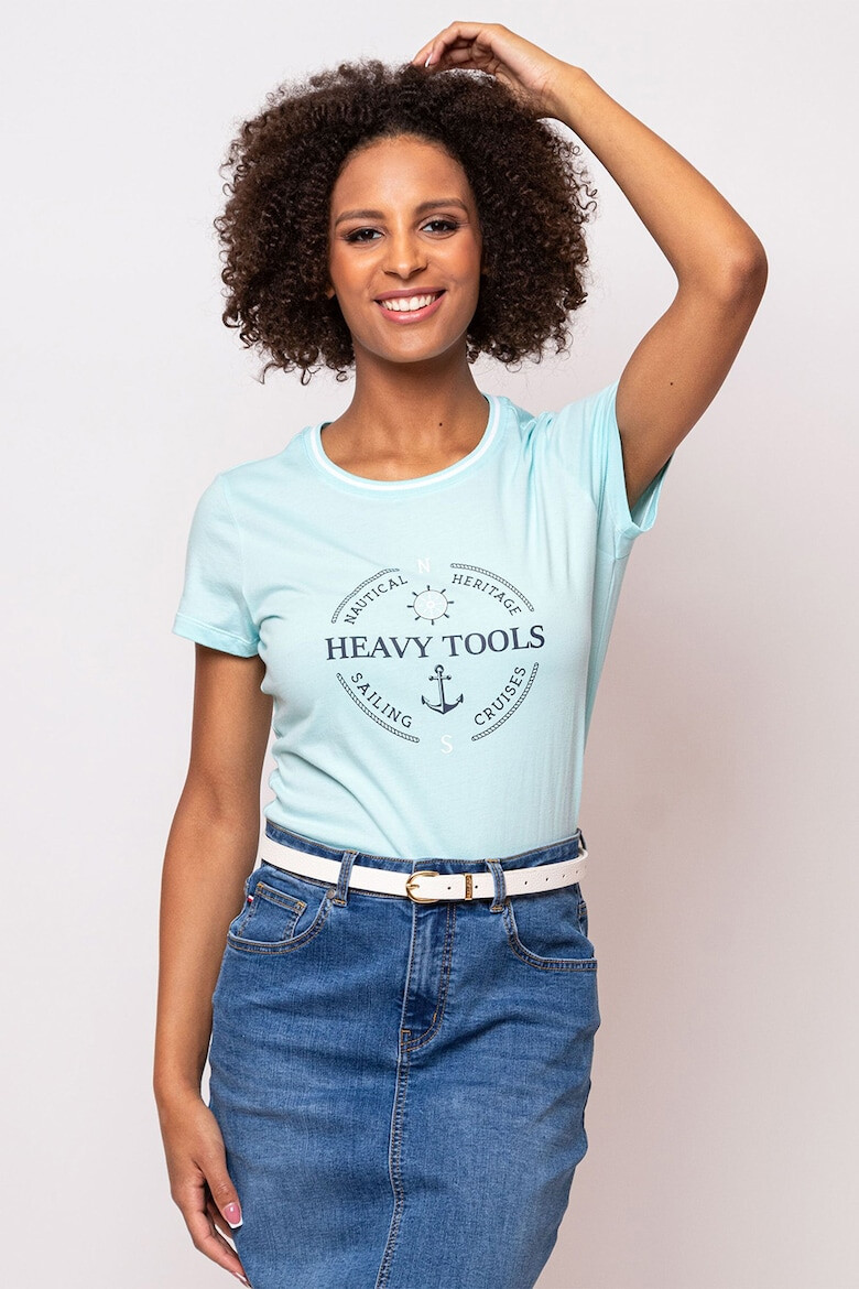 Heavy Tools Тениска Monami с лого - Pepit.bg