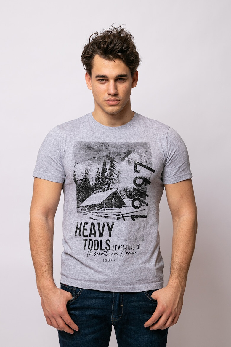 Heavy Tools Тениска Murray с шарка - Pepit.bg