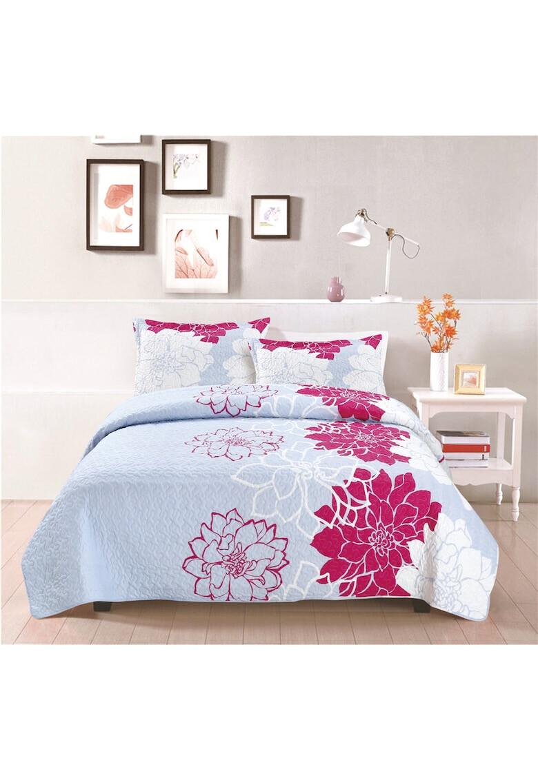 Heinner Home Комплект Home Magenta: Кувертюра Ватирана 200x220 cм + Калъфки за възглавница 2 бр 50x70 cм - Pepit.bg