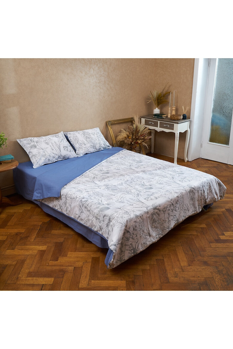 Heinner Home Спален комплект Aki King size 2 души 100% памук 132 TC Плик за завивка 200x220 см Чаршаф 220x240 см 2 калъфки за възглавници 50x70 см 4 бр. - Pepit.bg