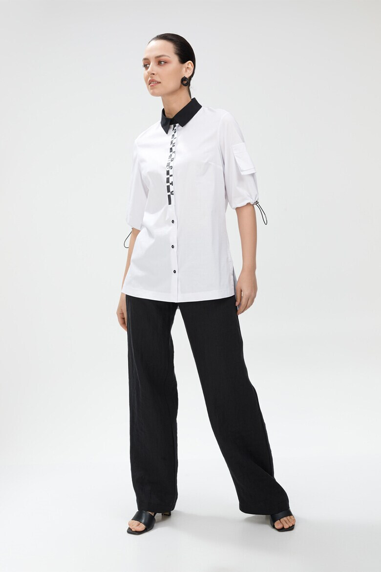 Helmidge Риза с контрастна яка - Pepit.bg