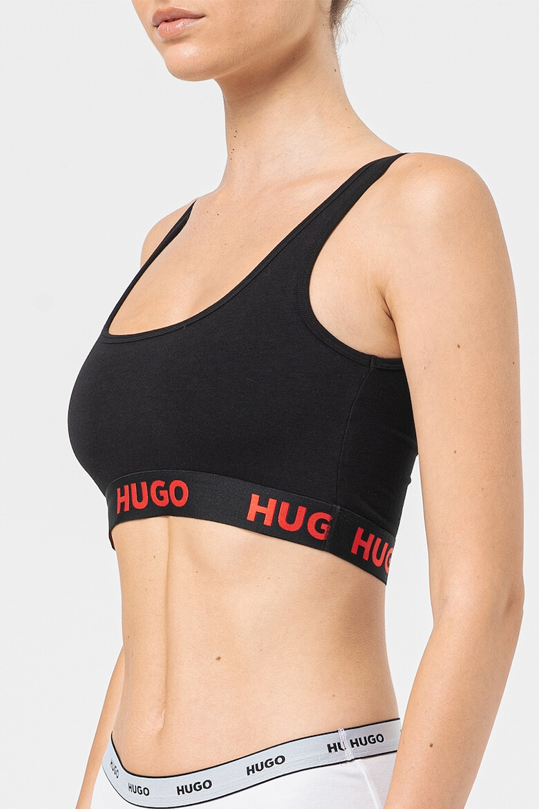HUGO Бюстие Sporty с лого - Pepit.bg
