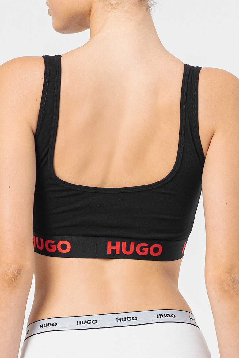HUGO Бюстие Sporty с лого - Pepit.bg