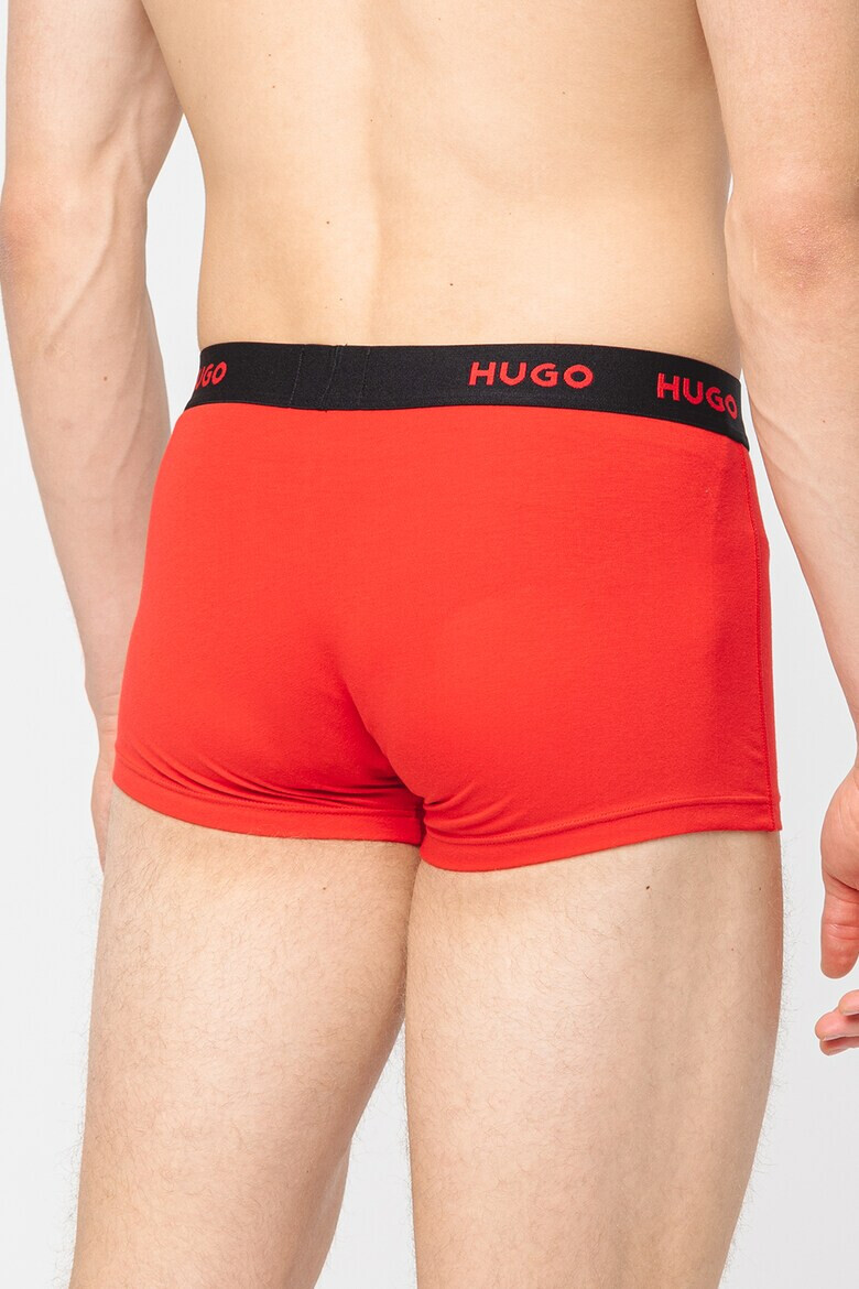 HUGO Боксерки с лого - 3 чифта - Pepit.bg