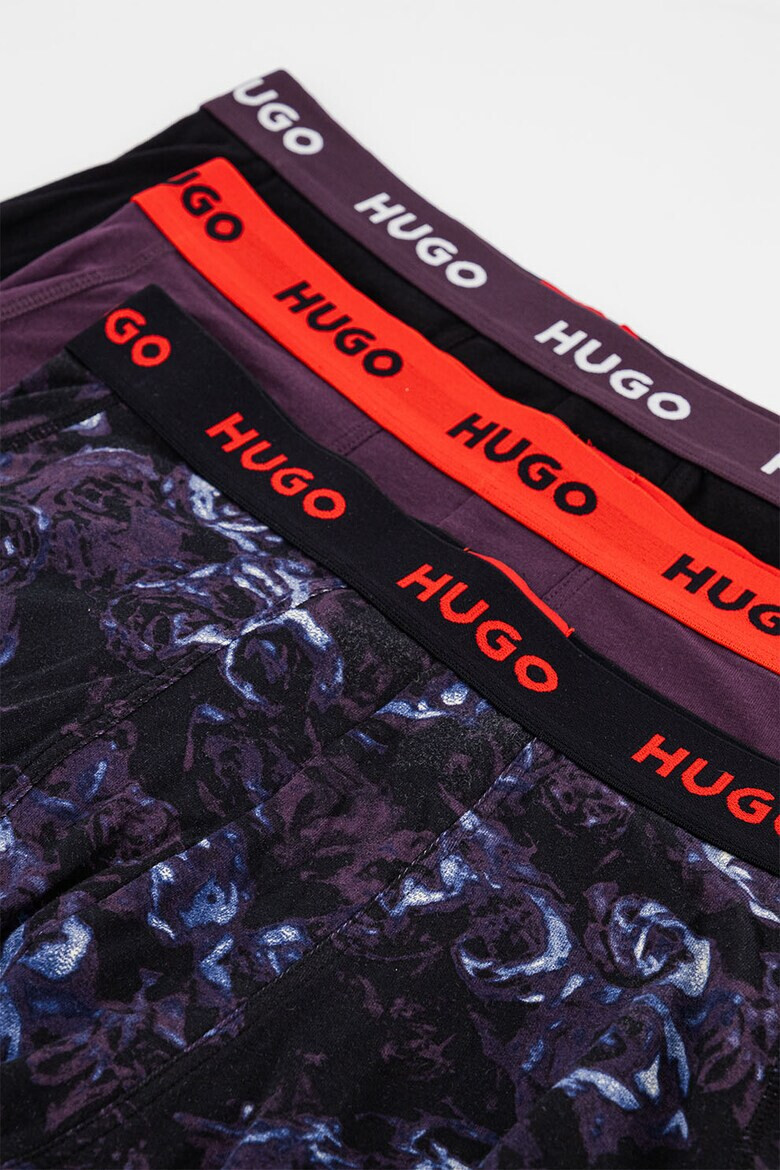 HUGO Боксерки с лого - 3 чифта - Pepit.bg