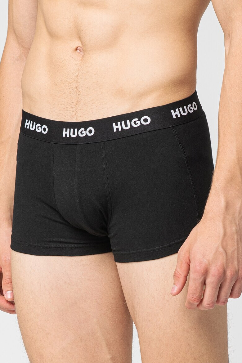 HUGO Боксерки с лого - 3 чифта - Pepit.bg