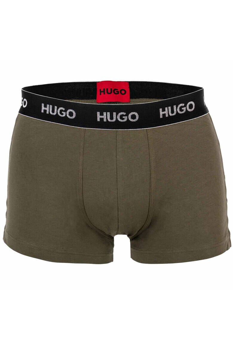 HUGO Босерки с лого на талията - 3 чифта - Pepit.bg