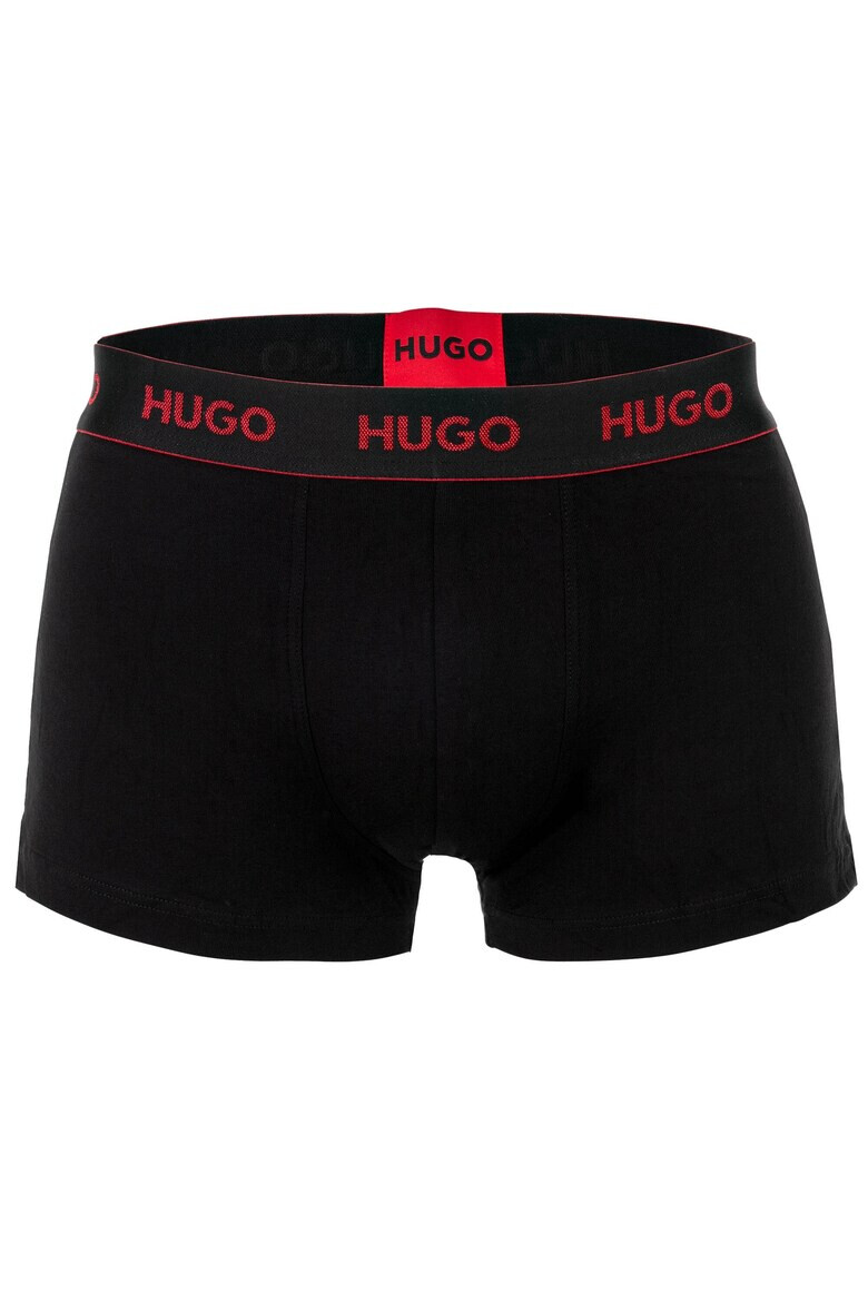 HUGO Босерки с лого на талията - 3 чифта - Pepit.bg