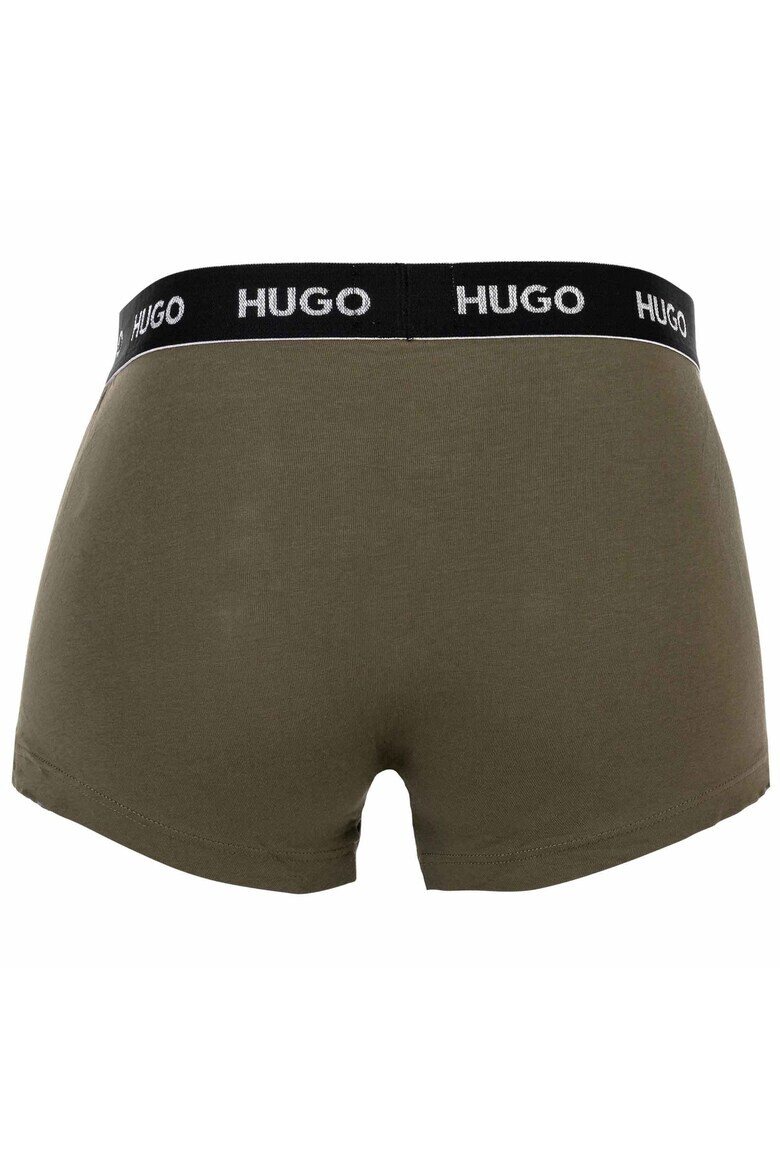 HUGO Босерки с лого на талията - 3 чифта - Pepit.bg