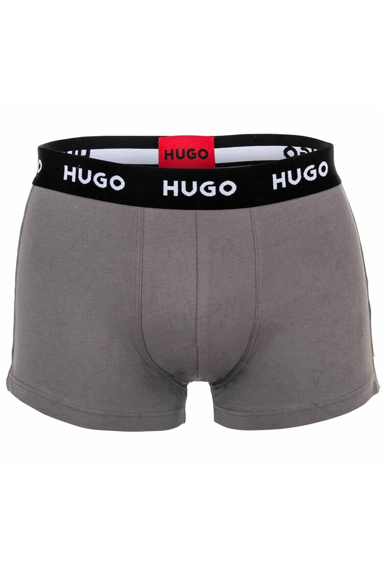 HUGO Босерки с лого на талията - 3 чифта - Pepit.bg