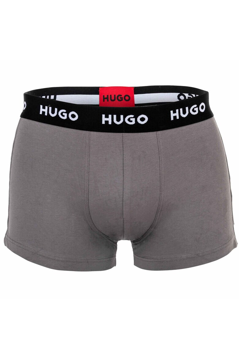 HUGO Босерки с лого на талията - 3 чифта - Pepit.bg