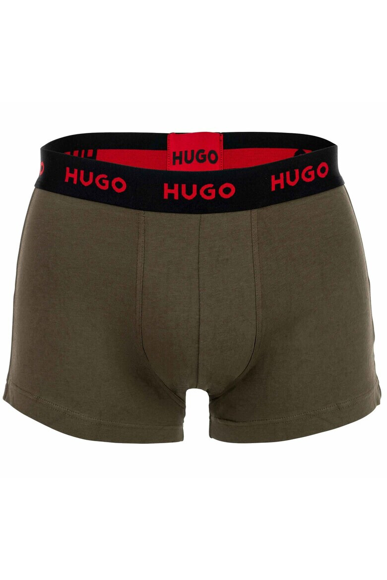 HUGO Босерки с лого на талията - 3 чифта - Pepit.bg