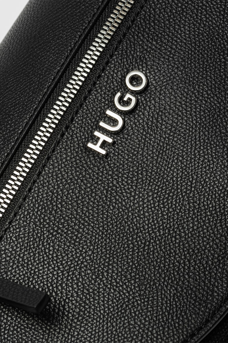 HUGO Чанта през рамо от еко кожа с капаче - Pepit.bg