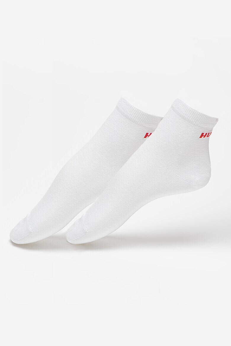 HUGO Чорапи с памук и лого - 2 чифта - Pepit.bg
