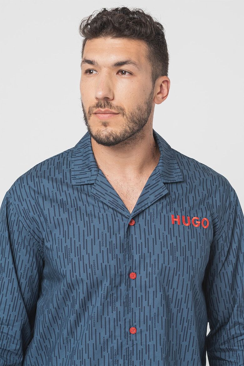 HUGO Дълга пижама с лого - Pepit.bg