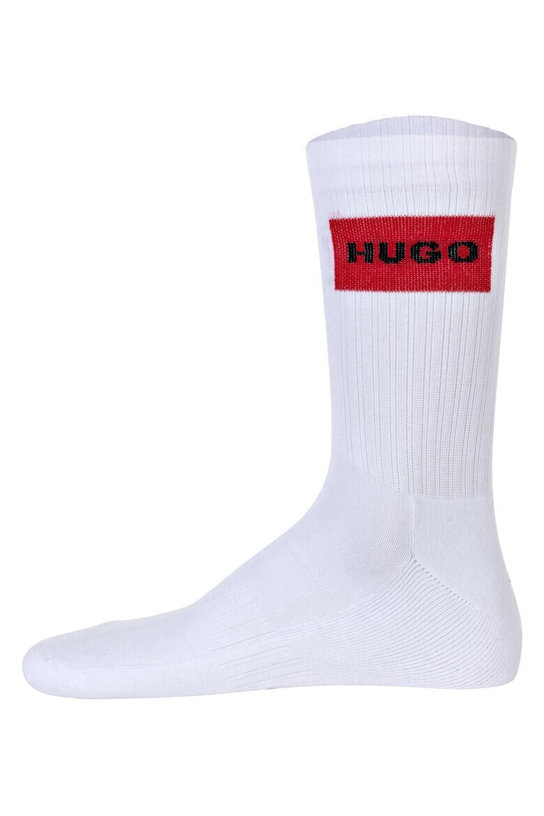 HUGO Дълги чорапи с лого - 3 чифта - Pepit.bg