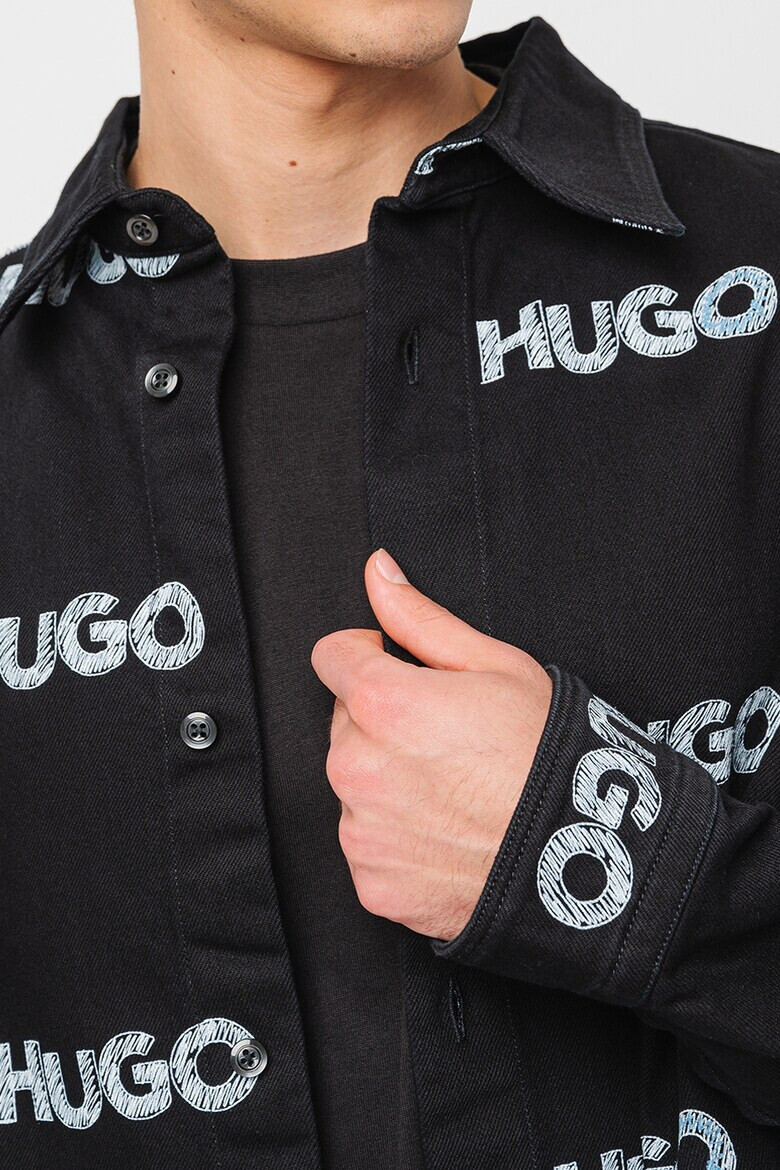HUGO Дънкова риза с лого - Pepit.bg
