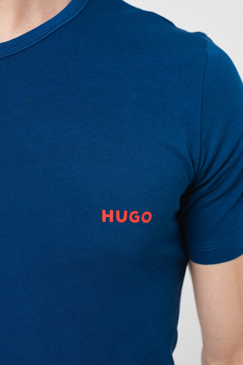HUGO Памучна домашна тениска - 3 броя - Pepit.bg