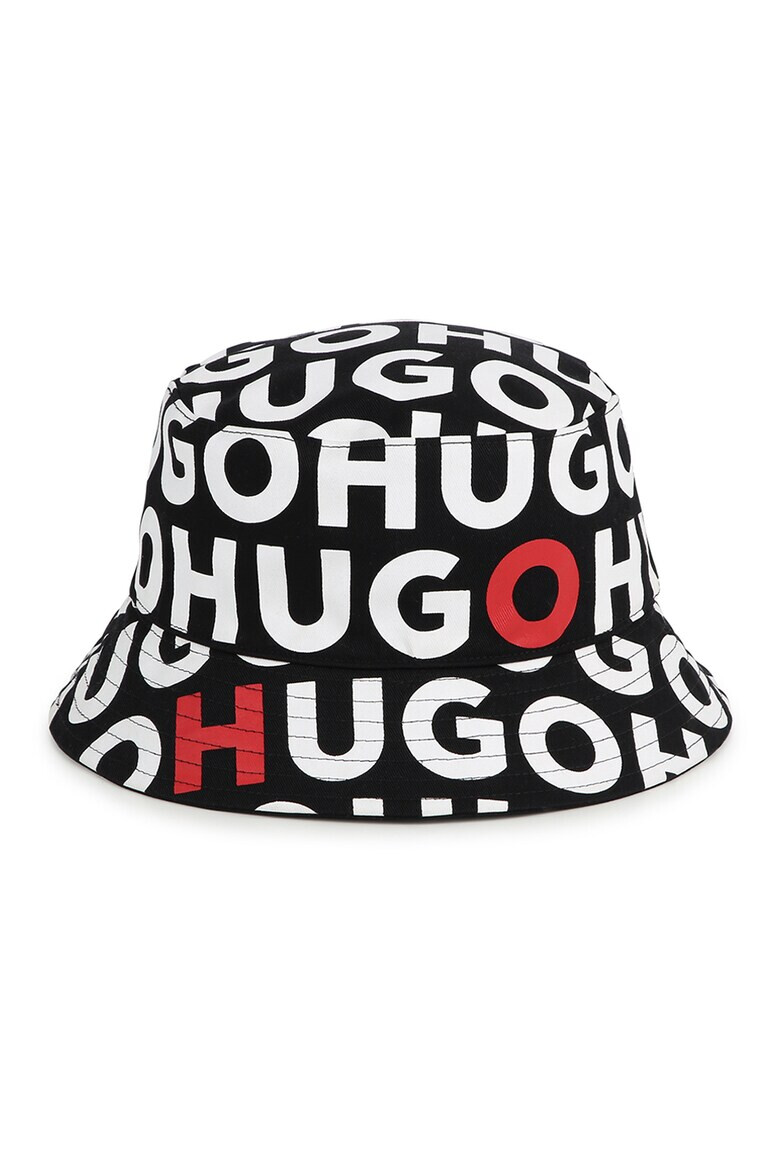 HUGO Двулицева шапка с лого - Pepit.bg