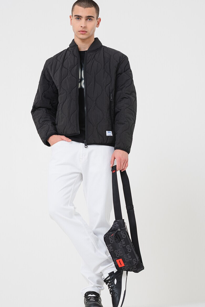 HUGO Капитонирано яке бомбър Nylon - Pepit.bg