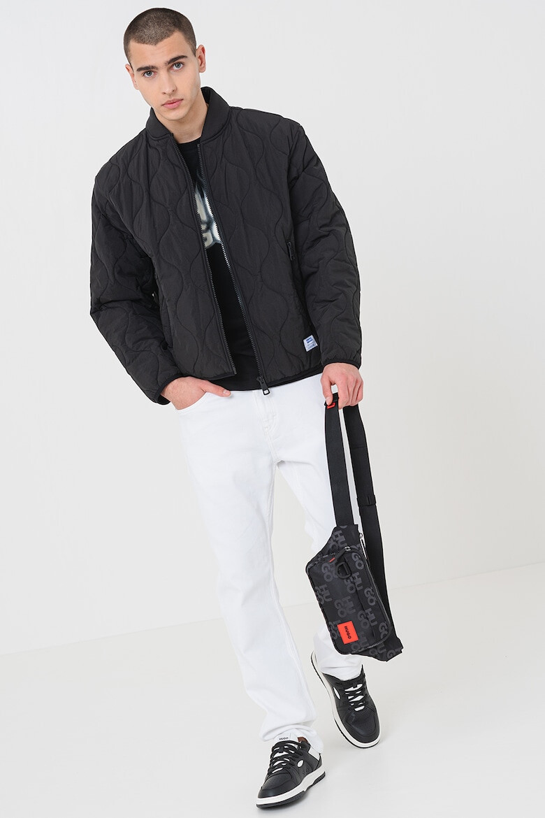 HUGO Капитонирано яке бомбър Nylon - Pepit.bg
